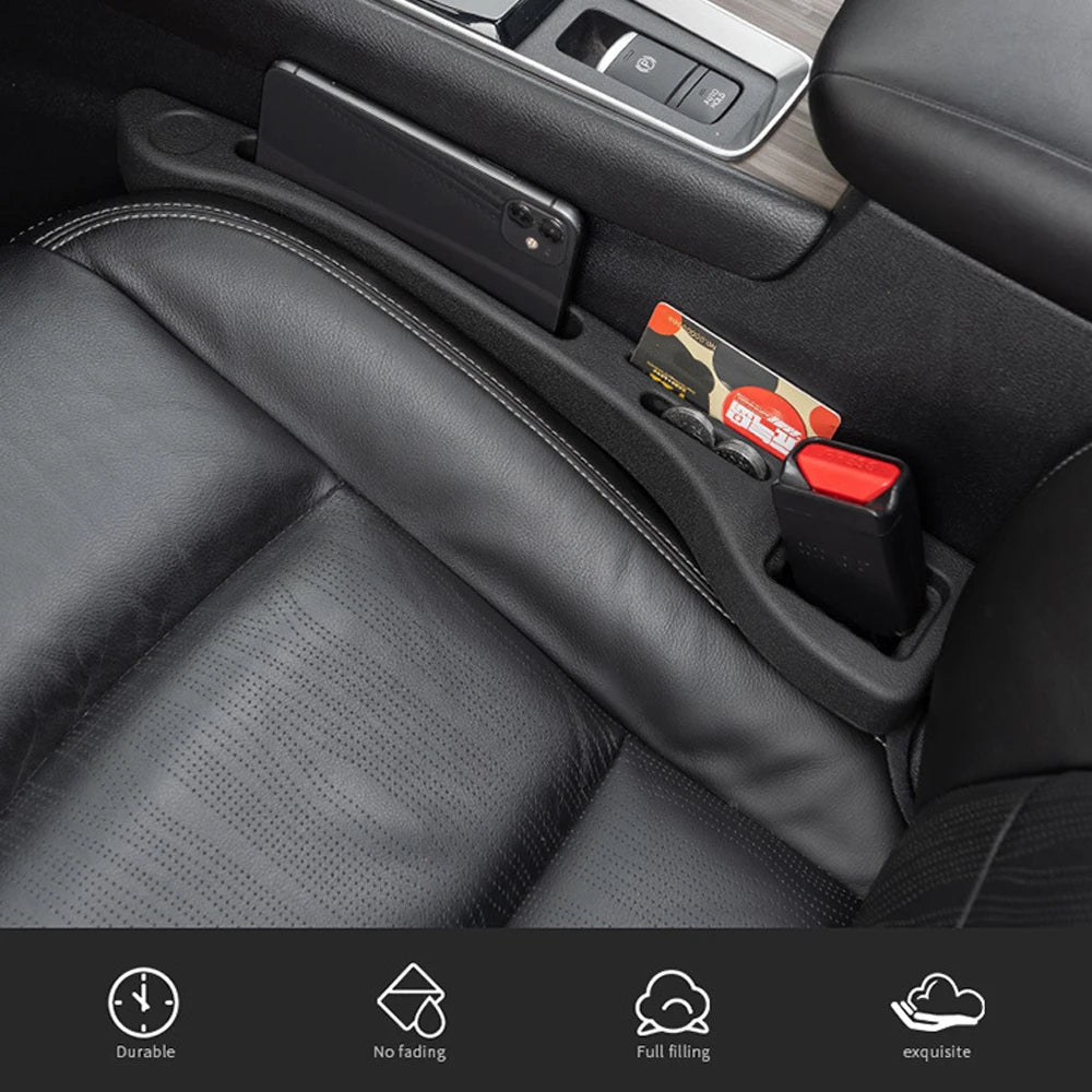 2Pcs/Pair Car Seat Gap Filler, Universal Console Side Stop Things from Dropping Organizer, Car Seat Gap Strap for Car & SUV